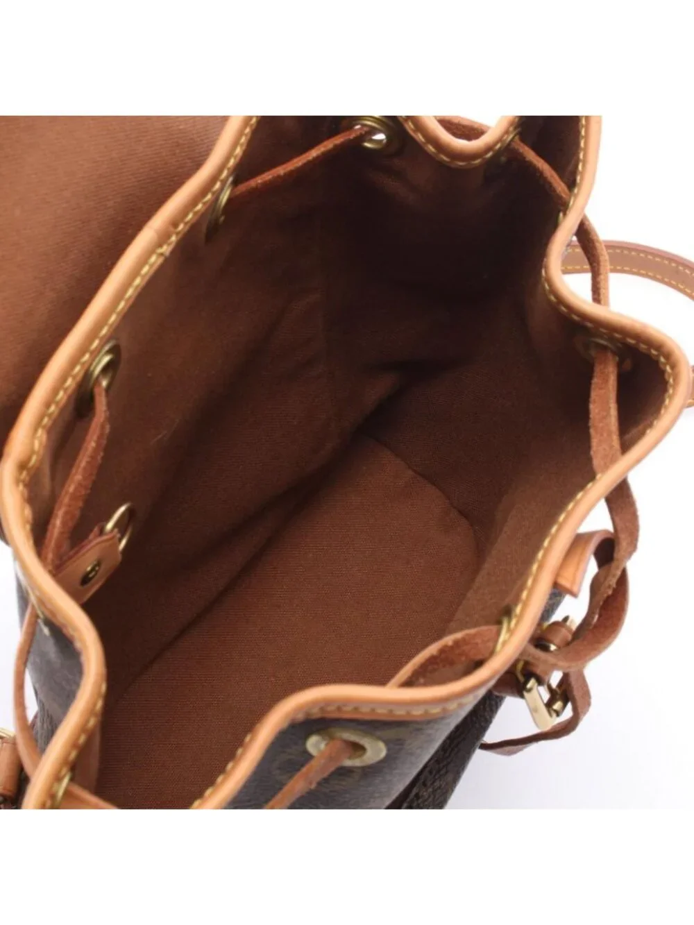 Louis Vuitton Backpack Mini Montsouris Canvas Leather